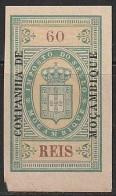 Revenue/ Fiscal, Companhia De Moçambique 1892 - Imposto Do Sello. 60 Reis -|- MNH - Ongebruikt