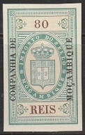 Revenue/ Fiscal, Companhia De Moçambique 1892 - Imposto Do Sello. 80 Reis -|- MNH - Neufs