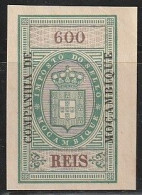 Revenue/ Fiscal, Companhia De Moçambique 1892 - Imposto Do Sello. 600 Reis -|- MNH - Nuovi