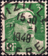 FRANCE - 1948 Superbe TàD "VIZILLE / ISÈRE" Sur 3fr Vert Gandon Yv.716A - TB - 1945-54 Marianna Di Gandon