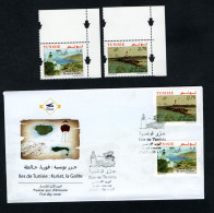 2023- Tunisie - Îles : Kuriat - Galite -Phares - Tortue Marine- FDC+ Emission Complète 2v.MNH** - Inseln