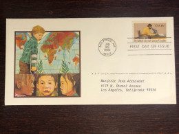 USA FDC 1981 YEAR  DISABLED YEAR HEALTH MEDICINE - 1981-1990