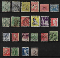 22 Stamp Perfin VG Victoria Government WA Western Australia NSW/OS New South Wales Official Service OS Lochung Perfore - Perforadas