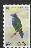 Belize 1978 MiNr. 384 Birds II  Vögel White-crowned Parrot 1v  MNH 1.00 € - Papagayos