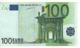 100 EURO  "S"   ITALY    Firma Duisenberg    J 001 D1   /   XF - 100 Euro