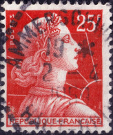 FRANCE - 1959 - TàD Agence Postale "AMMERSCHWIHR / HAUT-RHIN" Sur Yv.1011C 25fr Müller - 1955-1961 Marianne De Muller