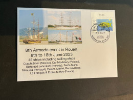 (3 R 11) France - 8th Armada Event In Rouen (8-18 June 2023) Cover ! + 2 + 3 (3 Covers) Sail Ship - Canopée & Warships - Sonstige (See)