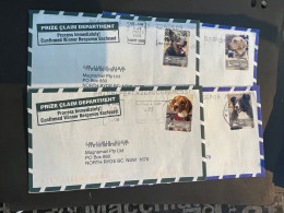 (3 R 11)  Australian Working Dogs Stamp On Covers (4 Covers) - Covers & Documents