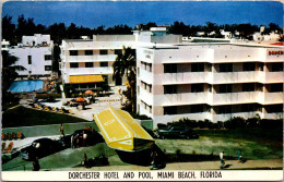 Florida Miami Beach The Dorchester Hotel And Pool 1954 - Miami Beach