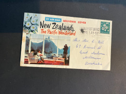 (3 R 13) New Zealand Souvenir Cover - (2 Covers) 1 Posted To Australia (1963 & 1967) - FDC