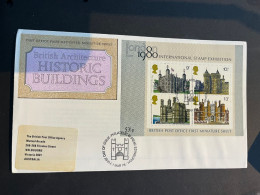 (3 R 13) UK FDC Cover - Historic Building M/s On FDC (22 X 12,5 Cm) - 1971-1980 Decimal Issues