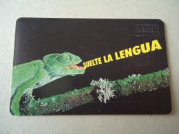 VENEZUELA  USED CARDS ANIMALS REPTILES - Coccodrilli E Alligatori