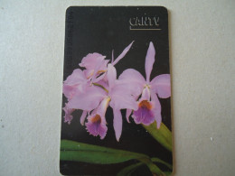 VENEZUELA USED CARDS FLOWERS ORCHIDS - Blumen