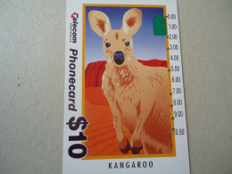 AUSTRALIA  USED CARDS ANIMALS KANGAROO - Other & Unclassified