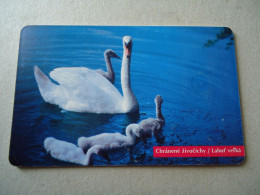 SLOVAKIA  USED   PHONECARDS  BIRDS SWAN - Galline & Gallinaceo