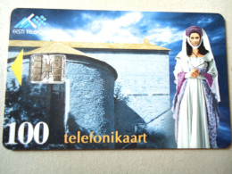 ESTONIA  USED CARDS  THEATRE UNIT 10,000 - Musique