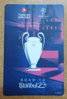 AC -  ROAD TO ISTANBUL 2023 TURKISH AIRLINES UEFA CHAMPIONS LEAGUE INTER MILAN V MANCHESTER CITY MAGNET BRAND NEW - Sport