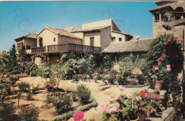 CARTOLINA  TOLEDO,CASTILLA-LA MANCHA,SPAGNA-JARDIN Y CASA DEL GRECO-VIAGGIATA 1963 - Toledo