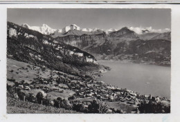 CH 3655 SIGRISWIL BE, Blick Auf Den Ort Und Den Thunersee - Sigriswil