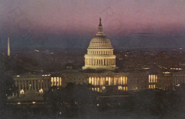 CARTOLINA  WASHINGTON D.C.,STATI UNITI-THE CAPITOL AT TWILIGHT-NON VIAGGIATA - Washington DC