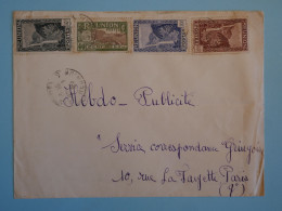 BT18 ILE  REUNION BELLE LETTRE  RR 1936 ST DENIS A PARIS FRANCE   +AFFR  PLAISANT++ - Lettres & Documents