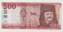 Used Banknote Hungary-hongarije 500 Forint 2018 - Hongrie