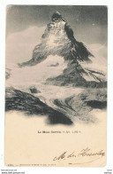 LE  MONT  CERVIN:    ALT. 4482  M. -  POUR  L' ITALIE  -  FP - Arrampicata