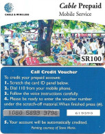 @+ Seychelles - Mobile Service C&W - SR100 - Market Seller - Seychellen