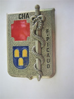 INSIGNE SANTE CHA F. PICAUD (Centre Hospitalier Des Armées) Y. DELSART ETAT EXCELLENT REFLET SUR PHOTO - Servicios Medicos