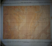 Aeronautic Chart N°565 TUWAYQ MTS SAUDI ARABIA 77*60cm  US ARMY AIR FORCE 08/46 Copy IGN 1950 - Mapas Geográficas