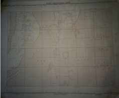 Aeronautic Chart N°564 Mt AQUILA SAUDI ARABIA 77*60cm  US AIR FORCE 07/44, Revised 11/47, IGN Copy 1949 - Mapas Geográficas