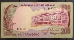 South Vietnam Viet Nam 200 Dong Deer AU Consecutive Banknotes 1972 - Pick # 32 / 02 Photos - Viêt-Nam