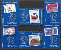 C3929 - Roumanie 2004 -..6v.,obliteres UPU - Gebraucht