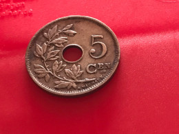 Münze Münzen Umlaufmünze Belgien 5 Centimes 1924 Belgie - 5 Cents