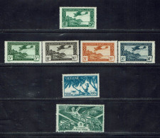 Océanie. P. Aérienne N° 1 - 14/17 - 18 - 19. Neufs X. Cote 11 € - Airmail