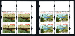 2023- Tunisie - Îles : Kuriat - Galite -Phares - Tortue Marine- Bloc De 4 - Emission Complète 2v.MNH** - Inseln