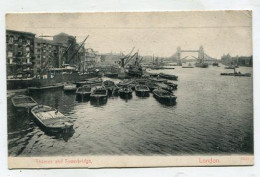 AK 137233 ENGLAND - London - Thames And Towerbridge - River Thames