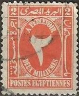 EGYPT 1927 Postage Due - 2m. - Orange FU - Oficiales