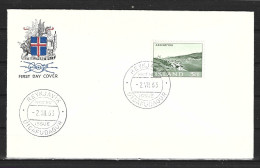 ISLANDE. N°327 De 1963 Sur Enveloppe 1er Jour (FDC). Akureyri. - FDC
