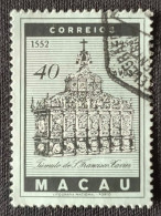 MAC5370U4 - 4th. Centenary Of The Death Of S. Francisco Xavier - 40 Avos Used Stamp - Macau - 1952 - Gebraucht