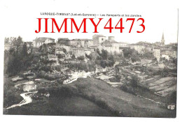CPA - LAROQUE-TIMBAUT (Lot-et-Garonne) - Les Remparts Et Les Jardins - Edit. Delméja - Laroque Timbault