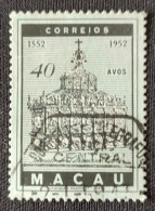 MAC5370U6 - 4th. Centenary Of The Death Of S. Francisco Xavier - 40 Avos Used Stamp - Macau - 1952 - Gebraucht