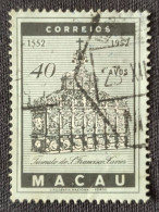 MAC5370U7 - 4th. Centenary Of The Death Of S. Francisco Xavier - 40 Avos Used Stamp - Macau - 1952 - Usados