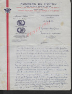 LETTRE COMMERCIALE ILLUSTRÉE DE 1933 DE MAXIME AIMÉ RUCHERS DU POITU MIEL EXTRA FIN RUCHES ABEILLE ITALIENNE VALENCIA - Issoire