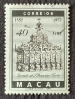 MAC5370U8 - 4th. Centenary Of The Death Of S. Francisco Xavier - 40 Avos Used Stamp - Macau - 1952 - Gebraucht