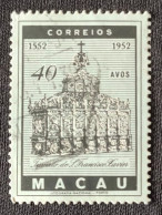 MAC5370U9 - 4th. Centenary Of The Death Of S. Francisco Xavier - 40 Avos Used Stamp - Macau - 1952 - Used Stamps