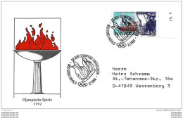 118 - 41 - Enveloppe De Norvège Avec Oblit Spéciale "MS Kong Harald 1994" - Inverno1994: Lillehammer