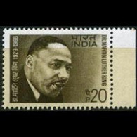 INDIA 1969 - Scott# 486 Martin Luther King Set Of 1 LH - Nuovi