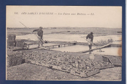 CPA Ostréiculture Huitres Métier [85] Vendée > Sables D'Olonne écrite - Sables D'Olonne