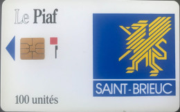 PIAF   -  SAINT-BRIEUC  -   100 Unités - Cartes De Stationnement, PIAF